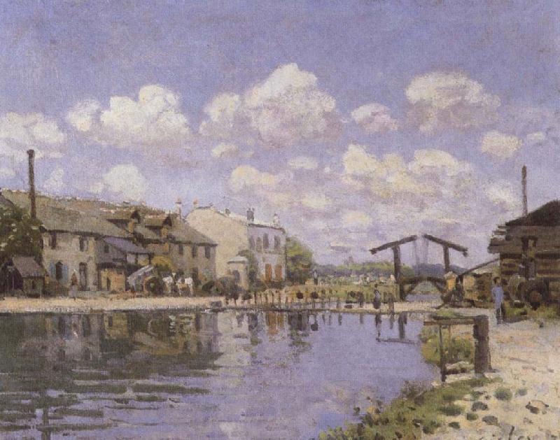 Alfred Sisley The Saint-Martin Canal oil painting image